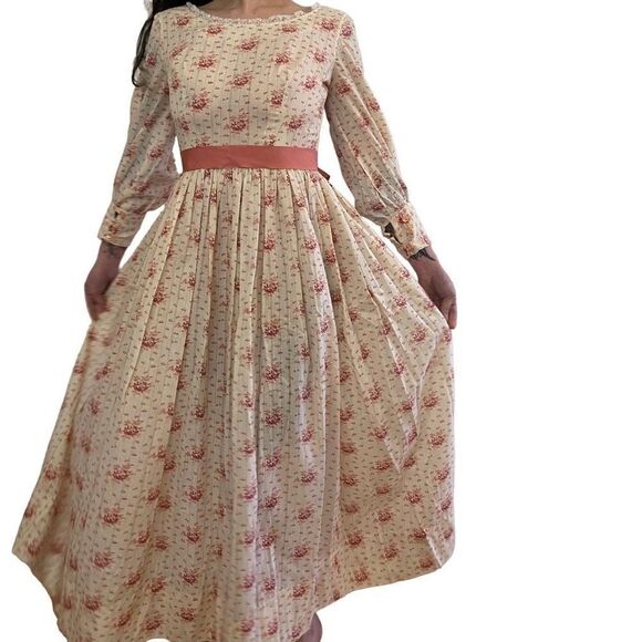 Vintage 60’s-70’s Prairie Style Maxi Dress - Picture 4 of 14